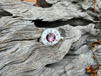 Nickel Ruby Red Ring - .357 Casing