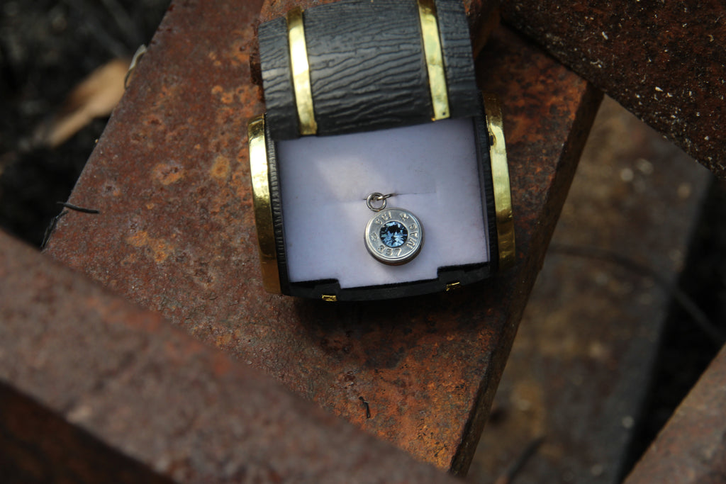 Brass Navy Pendent - Winchester 40-44 mag