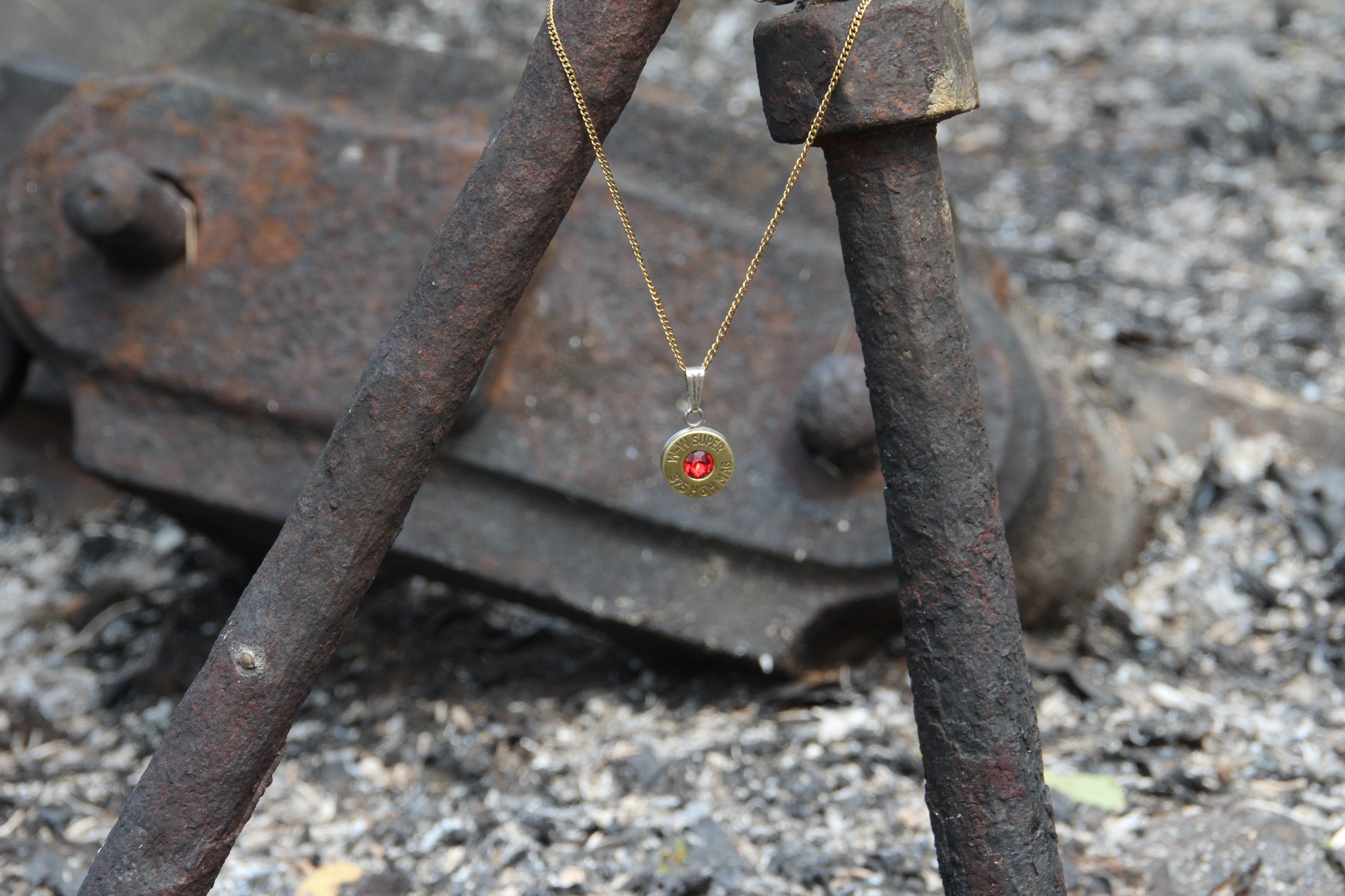 Brass Navy Pendent - Winchester 40-44 mag