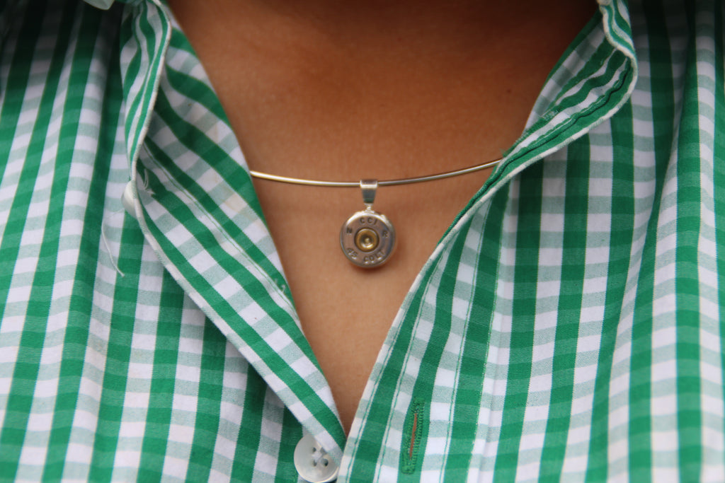Brass Navy Pendent - Winchester 40-44 mag