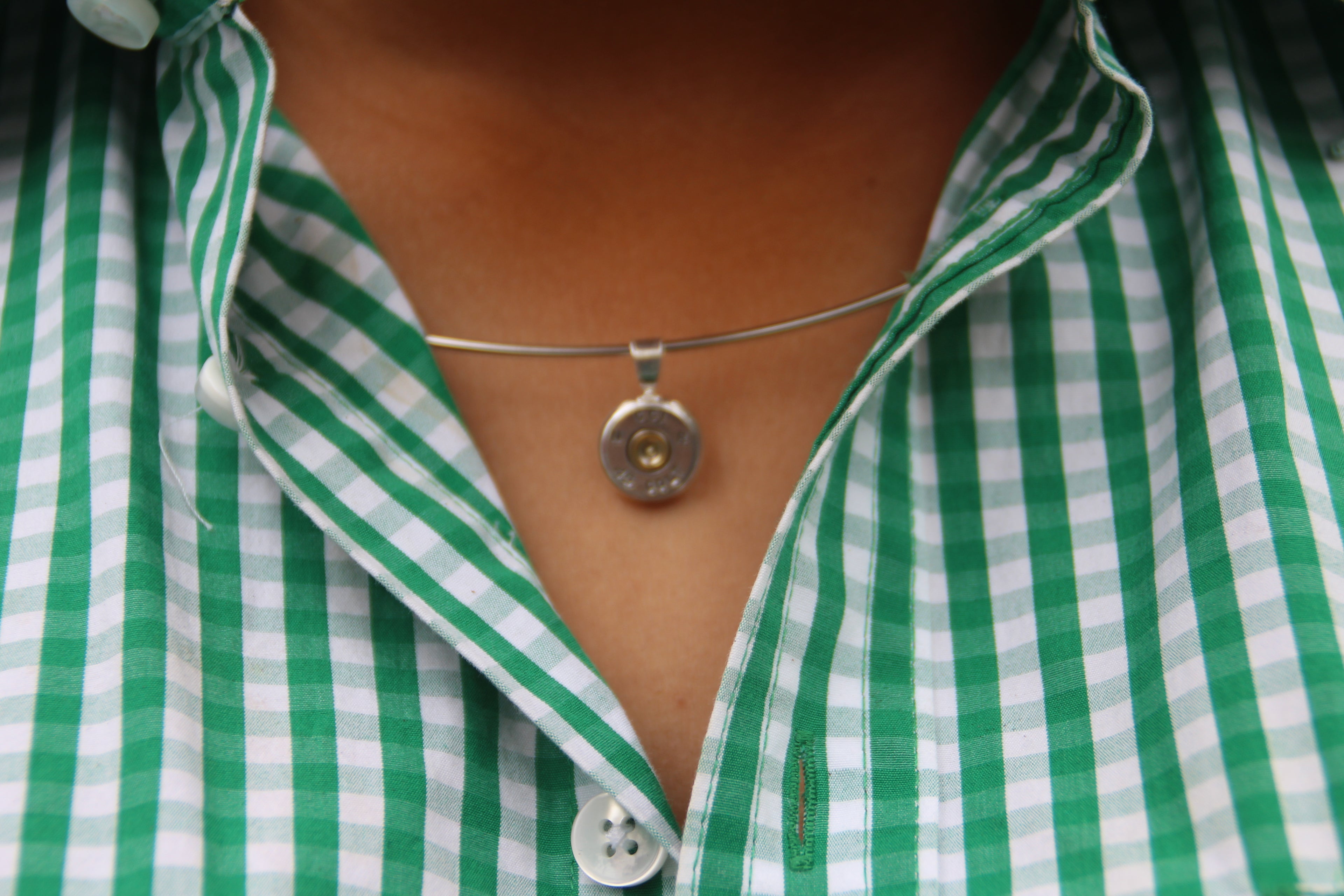 Brass Navy Pendent - Winchester 40-44 mag