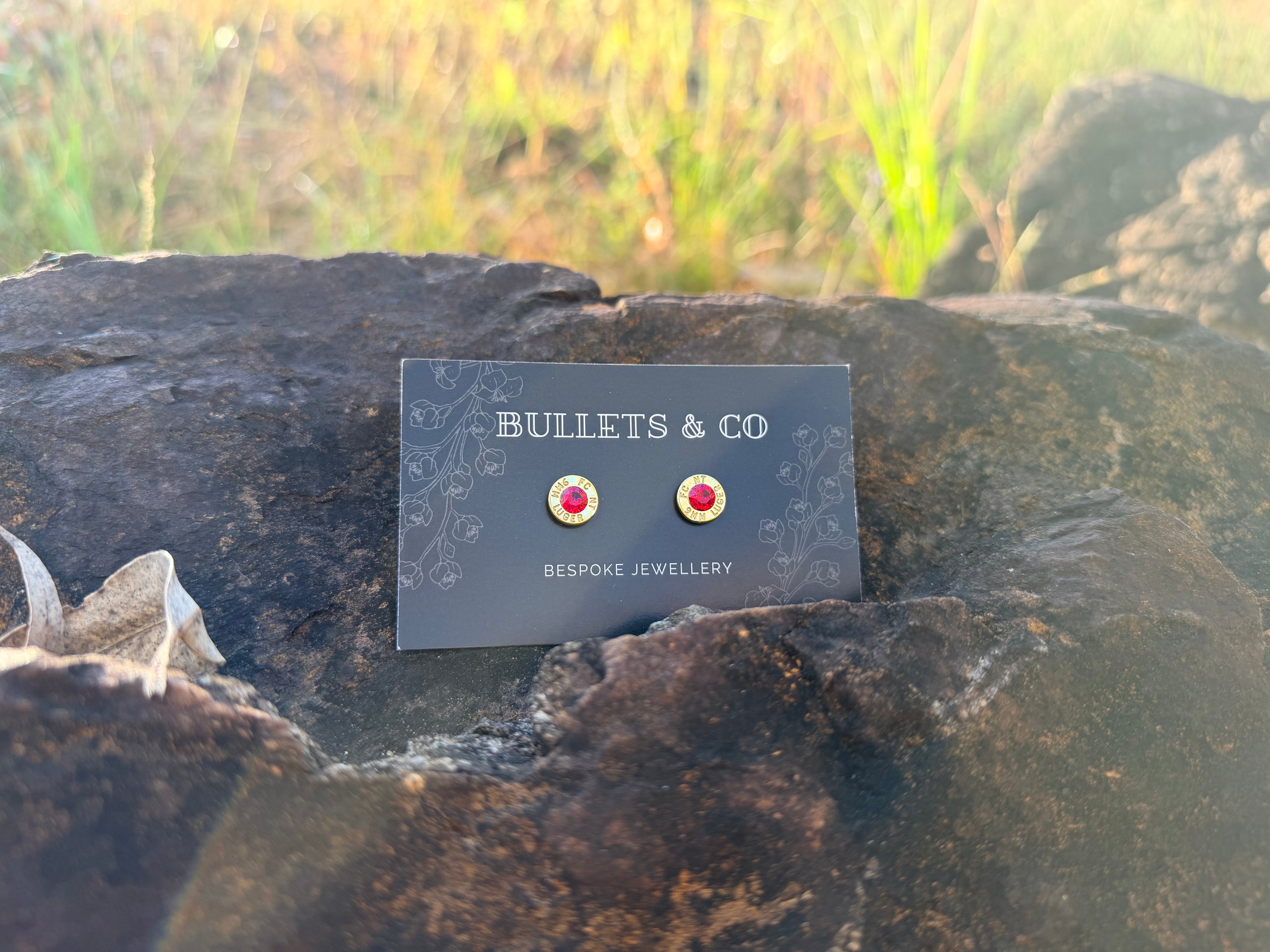 Nickel Light Sapphire Stud - 9mm Luger