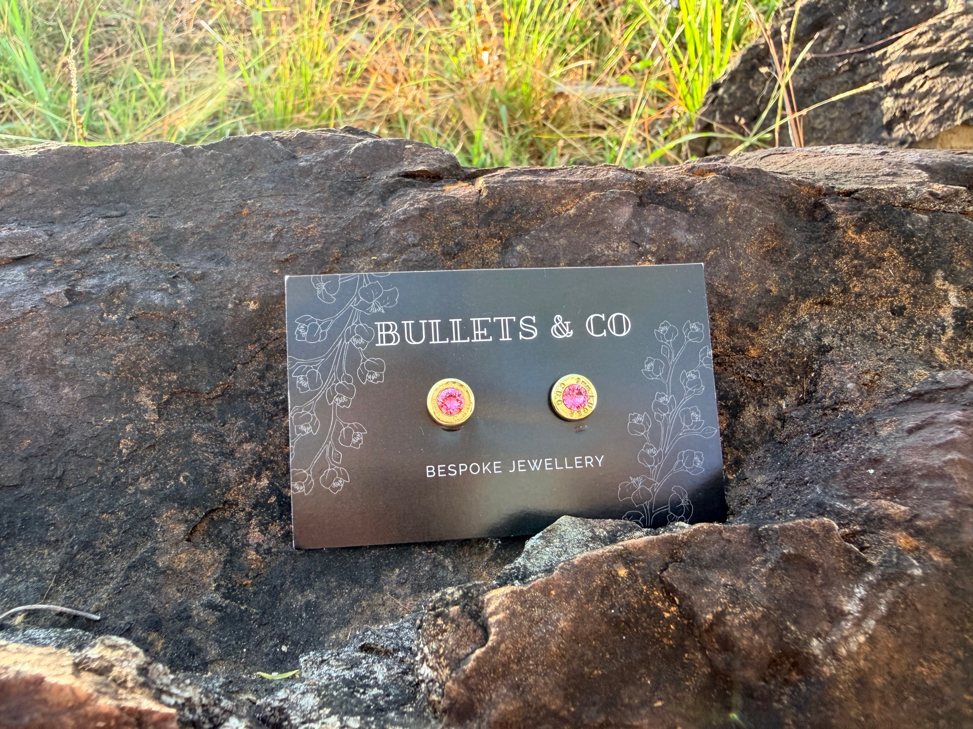 Nickel Light Sapphire Stud - 9mm Luger