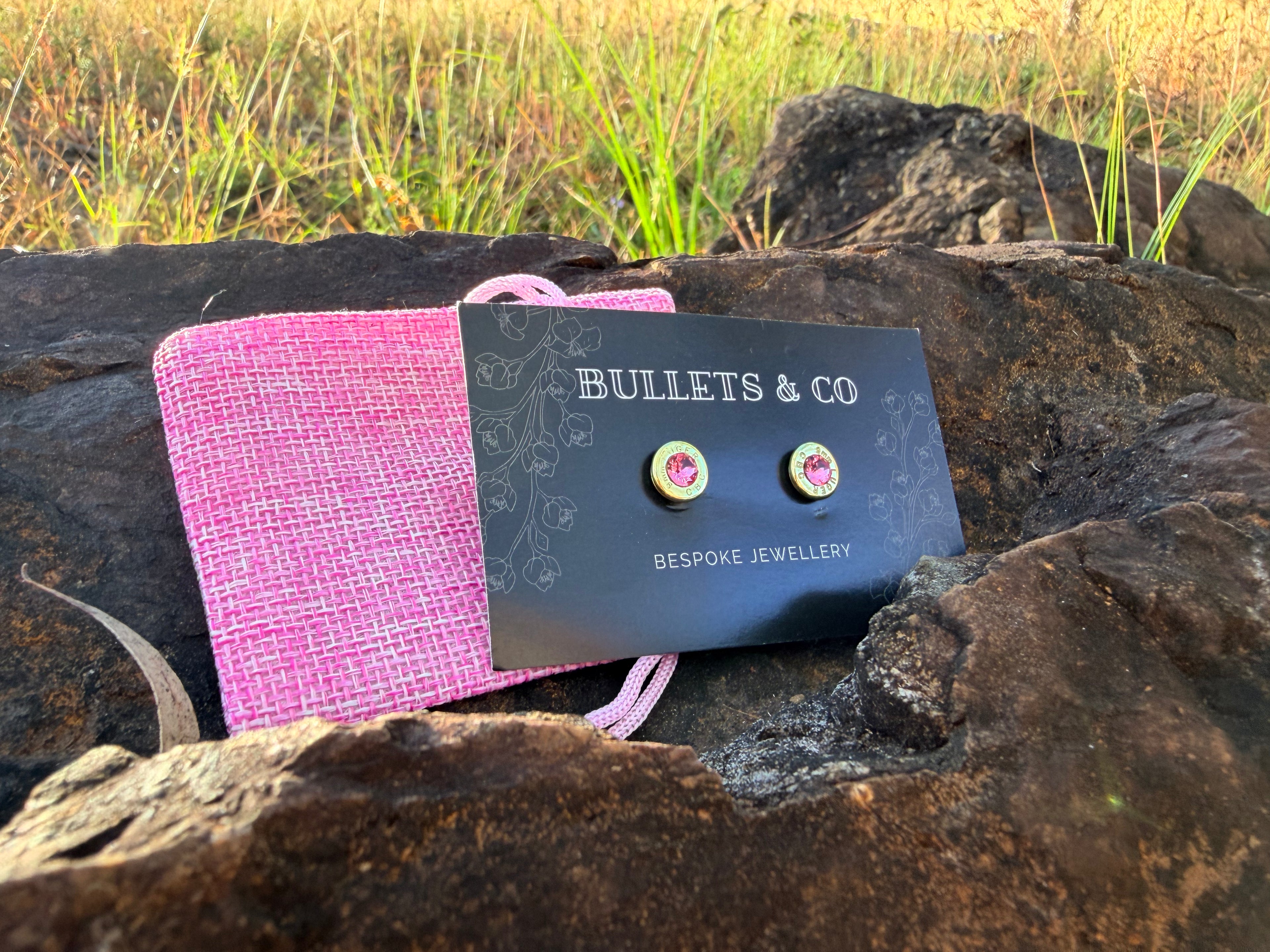 Nickel Silk studs - 9mm Luger