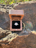 Nickel Ruby Red Ring - .357 Casing