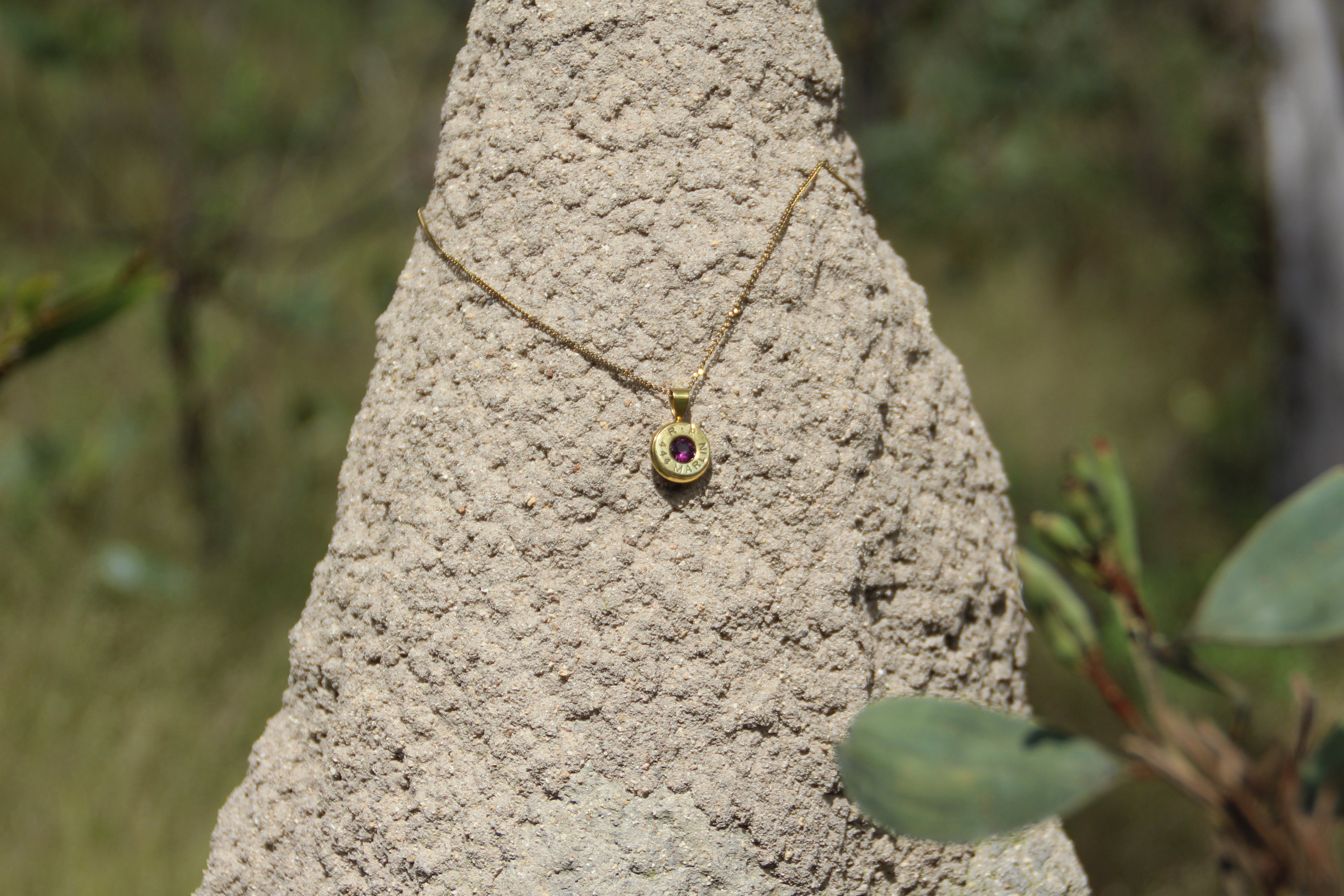 Brass Navy Pendent - Winchester 40-44 mag