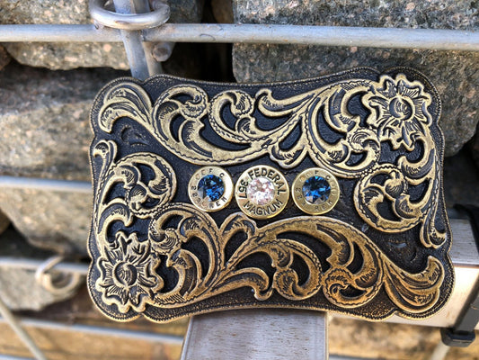 Brass gold wallet Belt Buckle