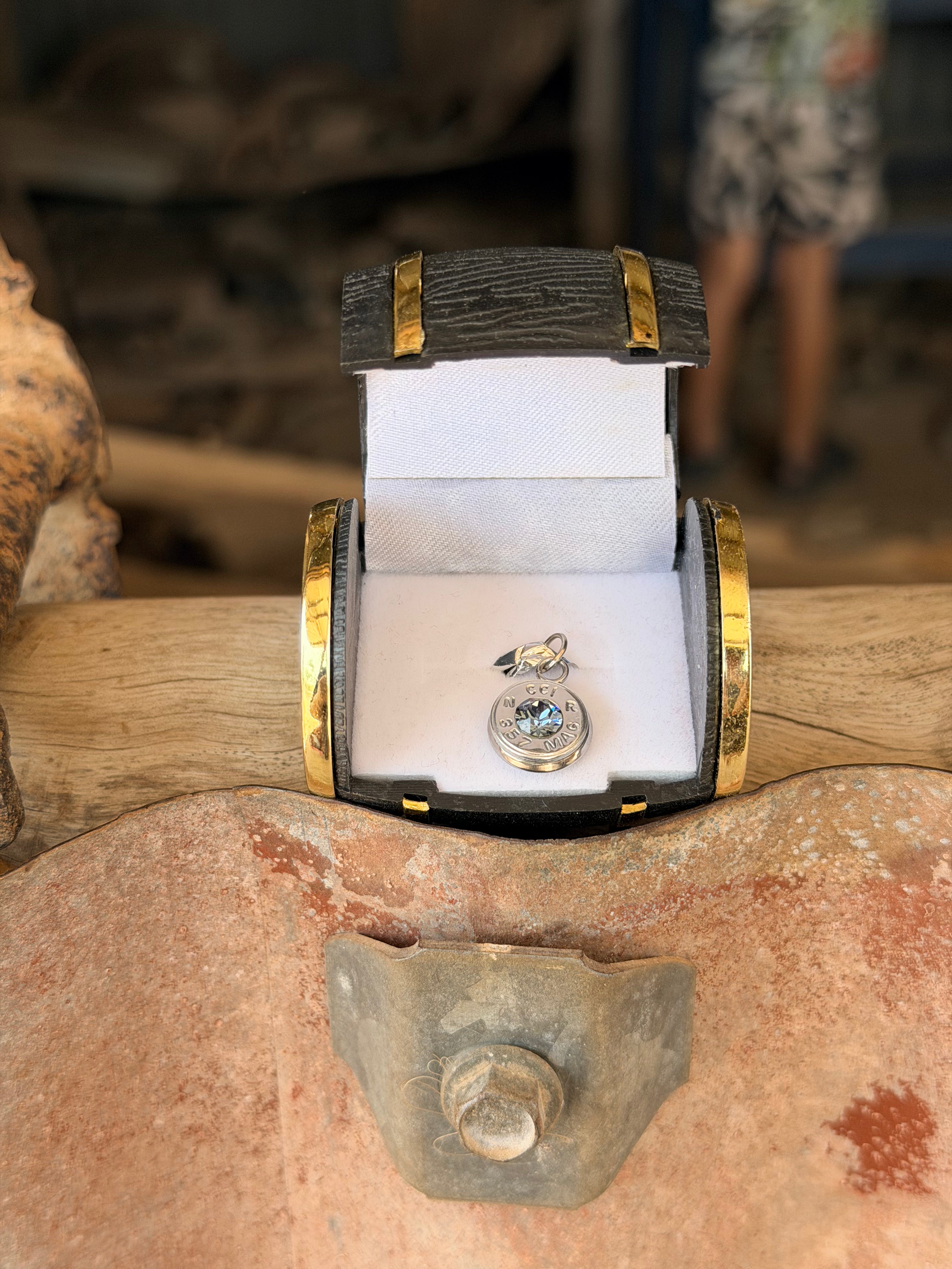 Brass Navy Pendent - Winchester 40-44 mag