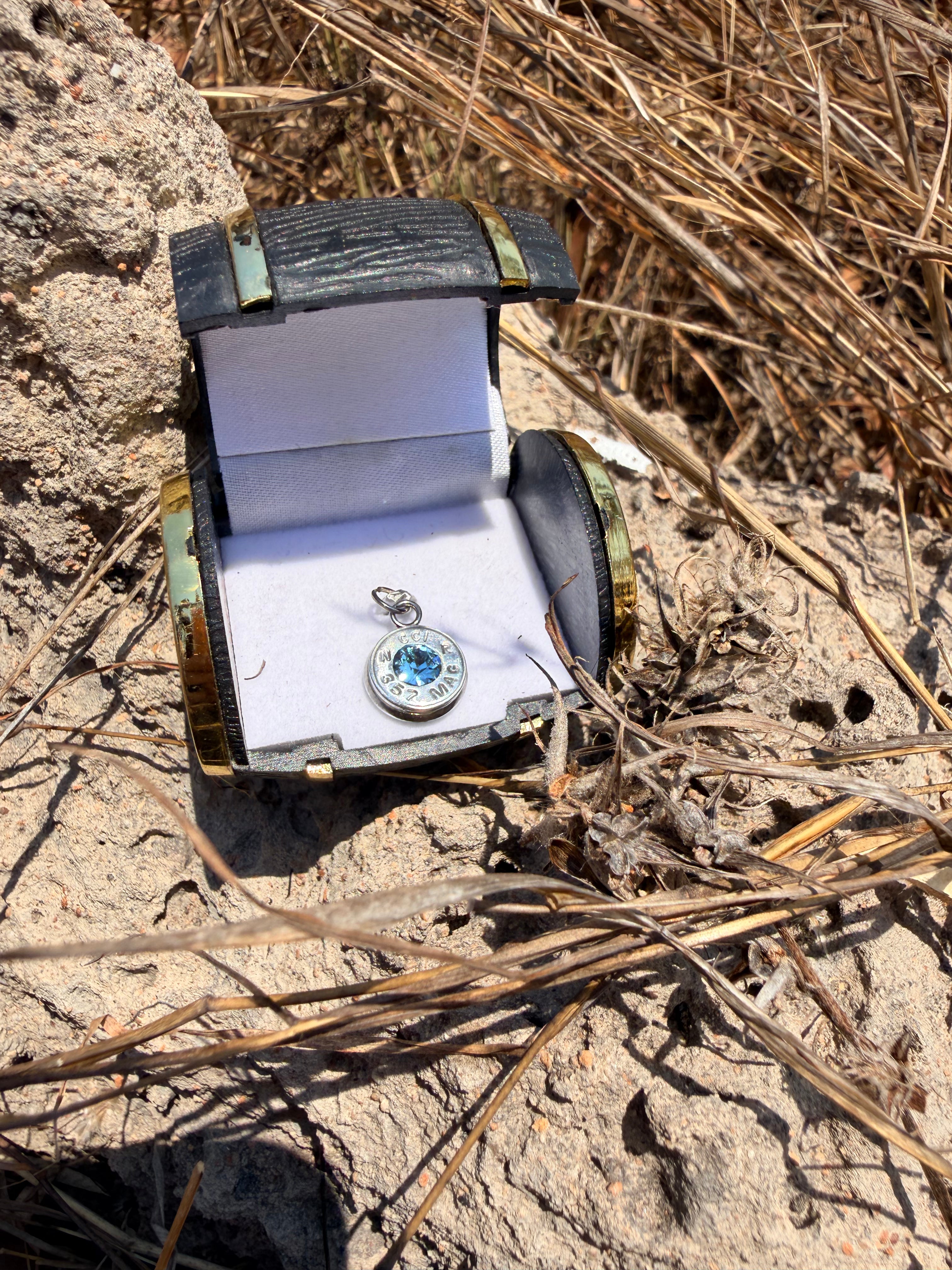 Brass Navy Pendent - Winchester 40-44 mag