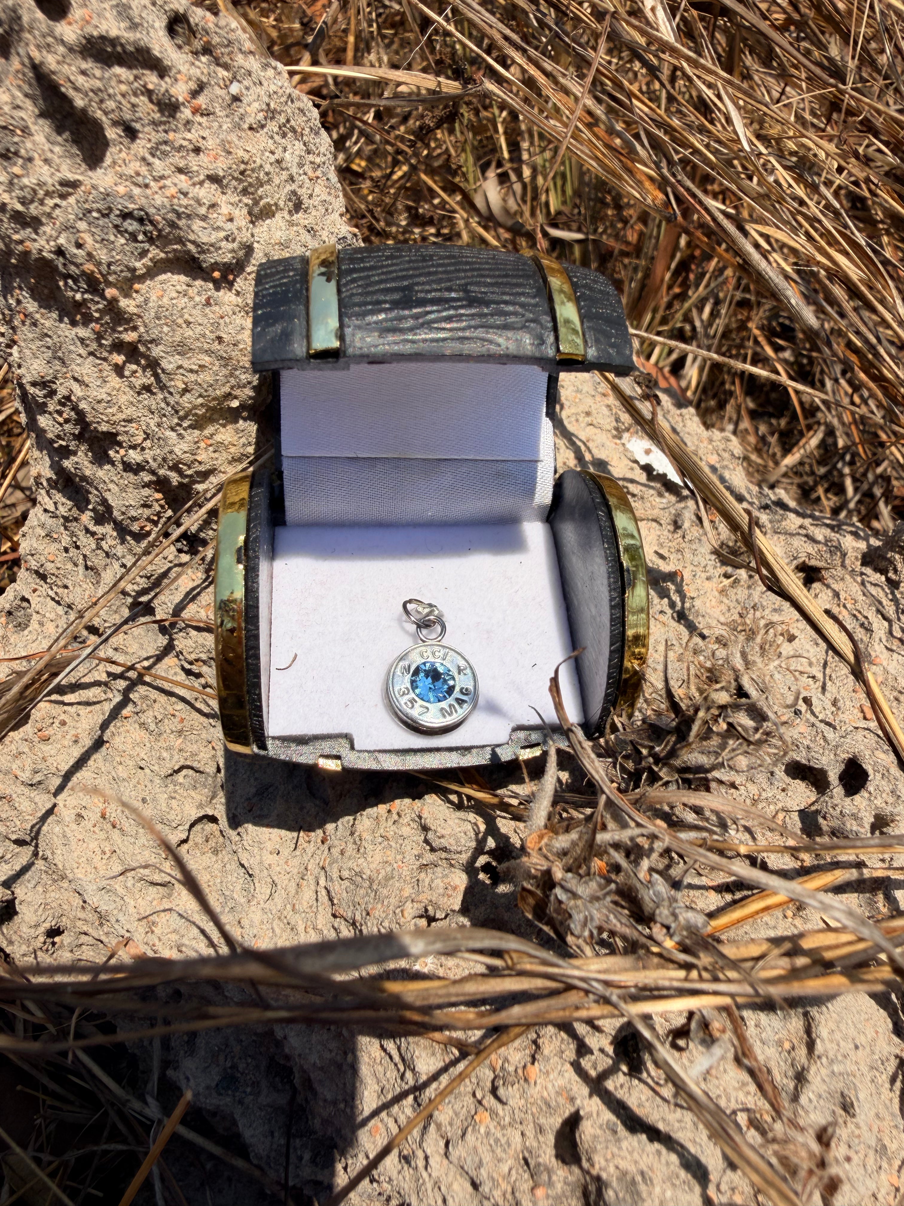 Brass Navy Pendent - Winchester 40-44 mag