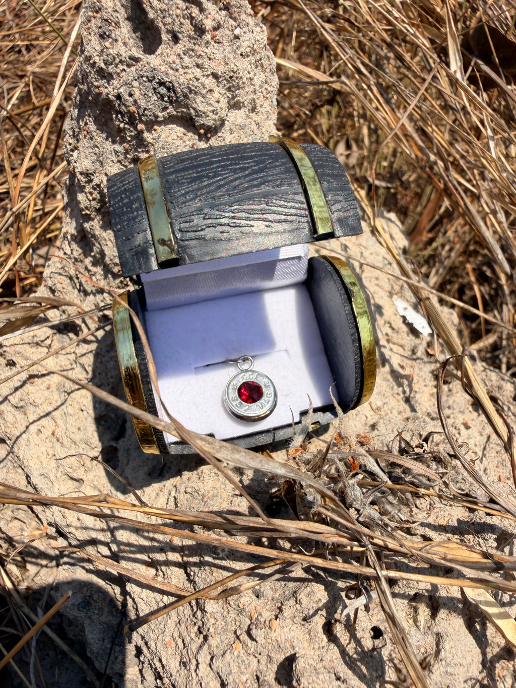 Brass Navy Pendent - Winchester 40-44 mag