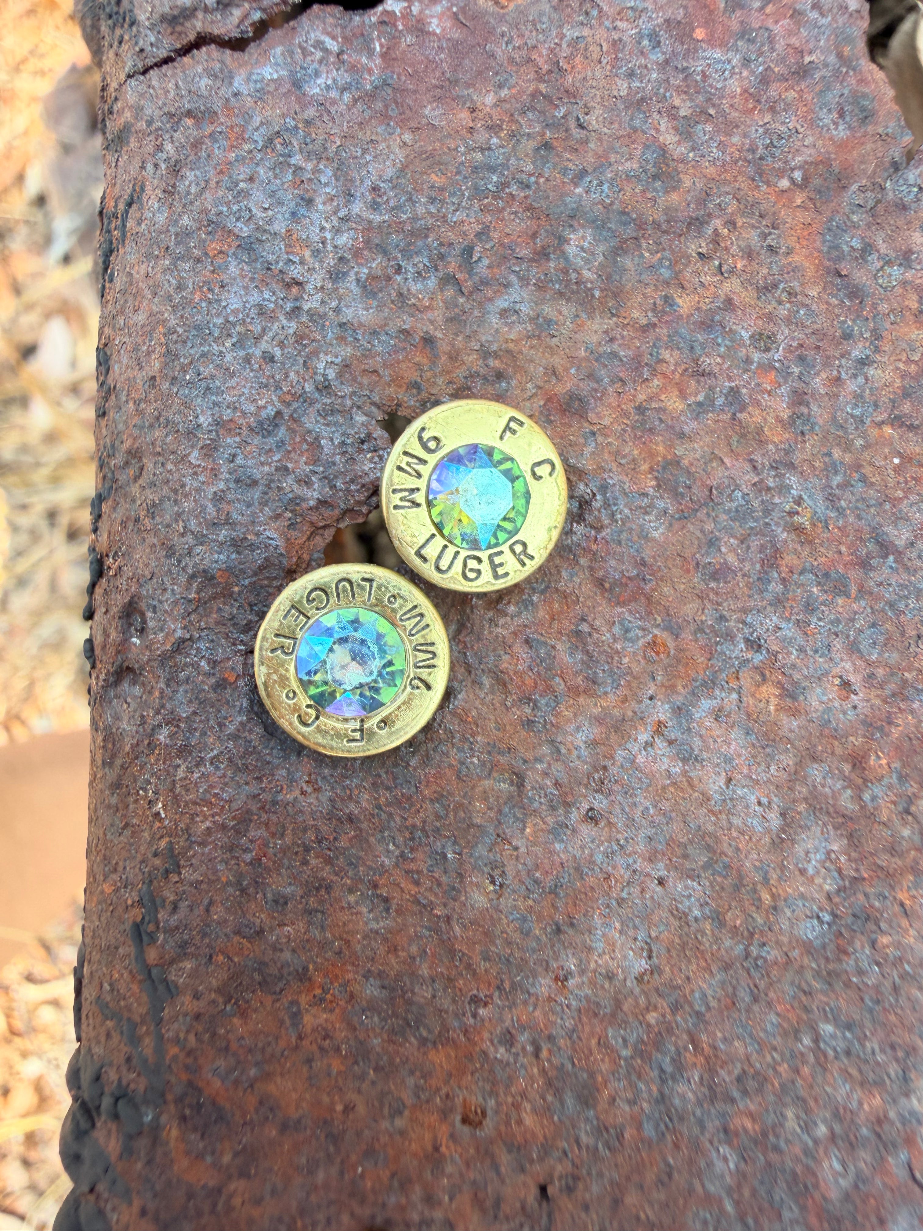 Nickel Light Sapphire Stud - 9mm Luger