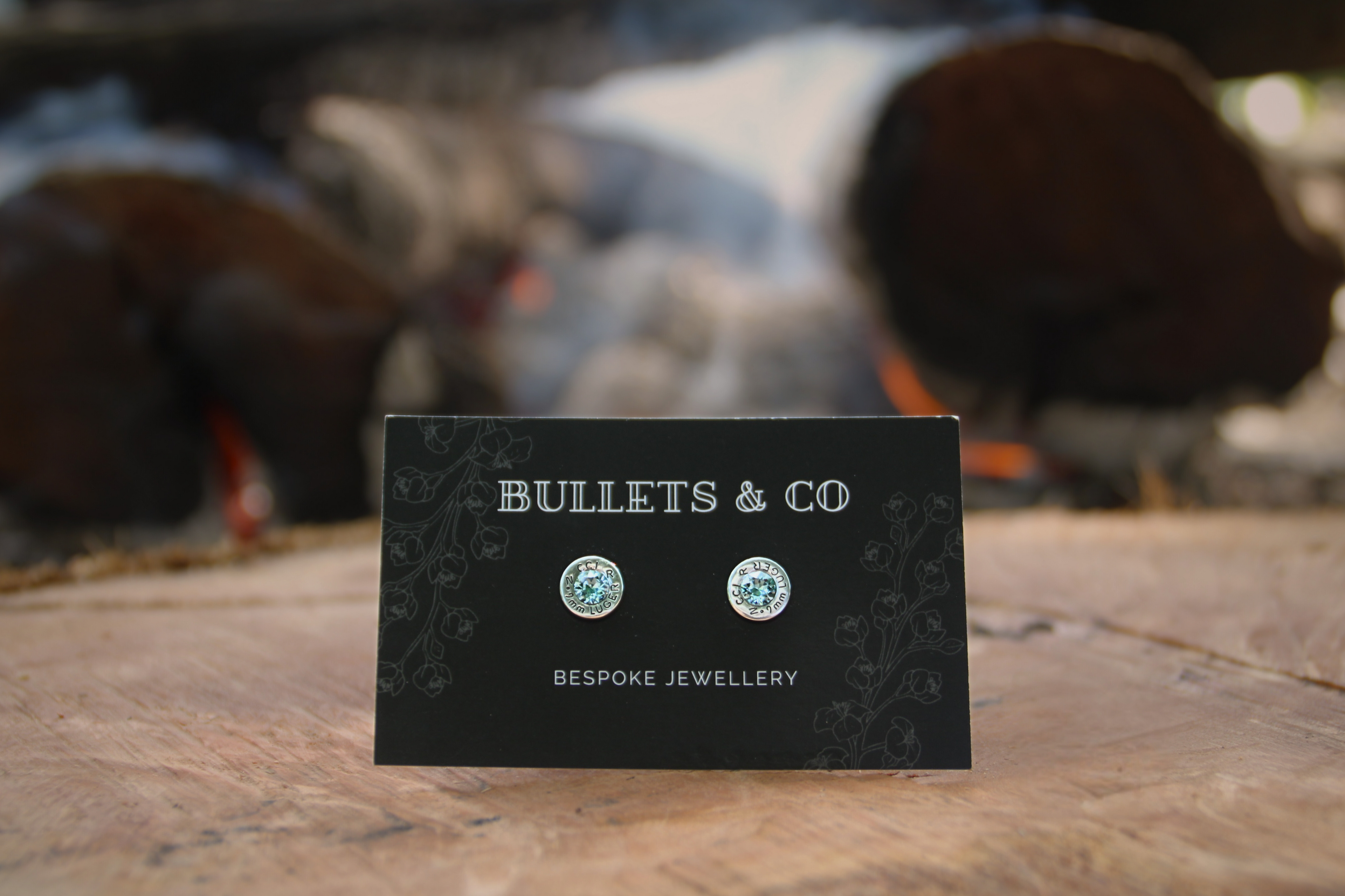 Nickel Light Sapphire Stud - 9mm Luger