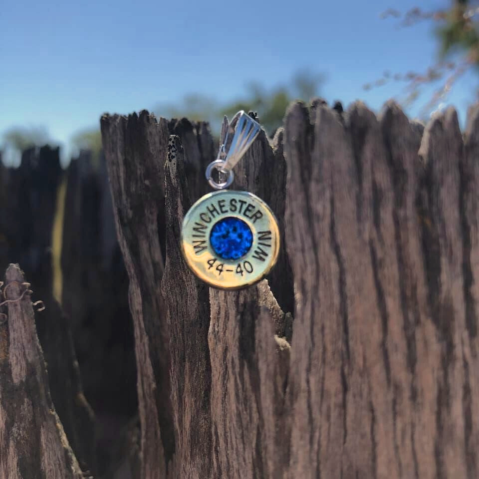 Brass Navy Pendent - Winchester 40-44 mag